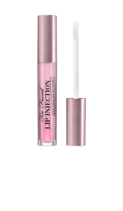 Too Faced Lip Injection Maximum Plump Extra Strength Hydrating Lip Plumper Magic Crystal 0.14 Oz/4 G In Pink