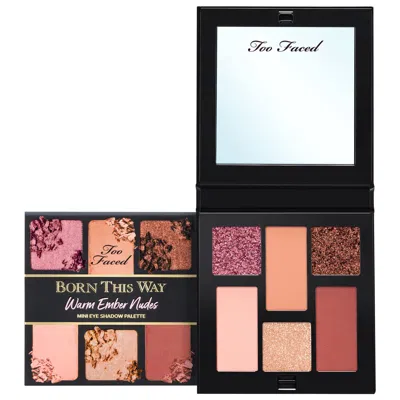 TOO FACED MINI BORN THIS WAY COMPLEXION-INSPIRED EYESHADOW PALETTE WARM EMBER NUDES