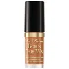 Too Faced Mini Born This Way Super Coverage Multi-use Concealer Butterscotch 0.06 oz / 1.77 ml In Butterscotch
