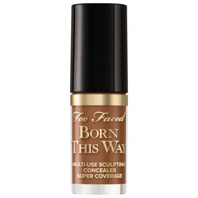 TOO FACED MINI BORN THIS WAY SUPER COVERAGE MULTI-USE CONCEALER CHESTNUT 0.06 OZ / 1.77 ML