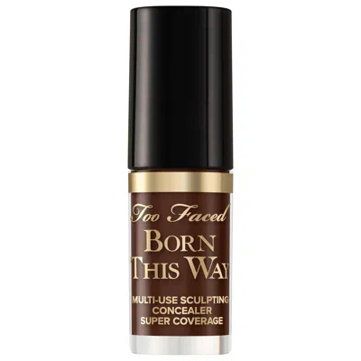 TOO FACED MINI BORN THIS WAY SUPER COVERAGE MULTI-USE CONCEALER GANACHE 0.06 OZ / 1.77 ML