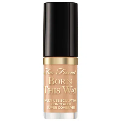 TOO FACED MINI BORN THIS WAY SUPER COVERAGE MULTI-USE CONCEALER LIGHT BEIGE 0.06 OZ / 1.77 ML