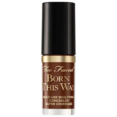 TOO FACED MINI BORN THIS WAY SUPER COVERAGE MULTI-USE CONCEALER SABLE 0.06 OZ / 1.77 ML