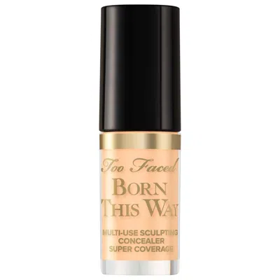 TOO FACED MINI BORN THIS WAY SUPER COVERAGE MULTI-USE CONCEALER SHORTBREAD 0.06 OZ / 1.77 ML