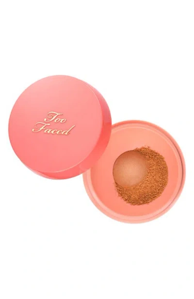 Too Faced Peach Perfector Loose Setting Powder In Orange