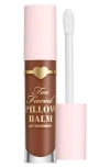 Too Faced Pillow Balm Hydrating Lip Treatment Lip Balm Hot Cocoa Kiss 0.2 oz / 5.9 ml In Hot Cocoa Kiss