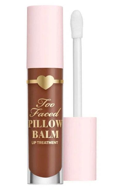 Too Faced Pillow Balm Hydrating Lip Treatment Lip Balm Hot Cocoa Kiss 0.2 oz / 5.9 ml
