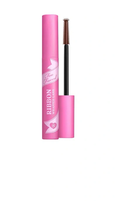 Too Faced Ribbon Wrapped Lash Extreme Length Tubing Mascara Chocolate 0.27 Oz/8 ml In Brown