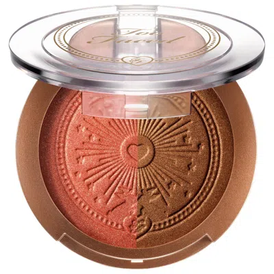TOO FACED SUN BUNNY LUMINOUS BLUSHING BRONZER SUNSET BUNNY 0.28 OZ/8 G
