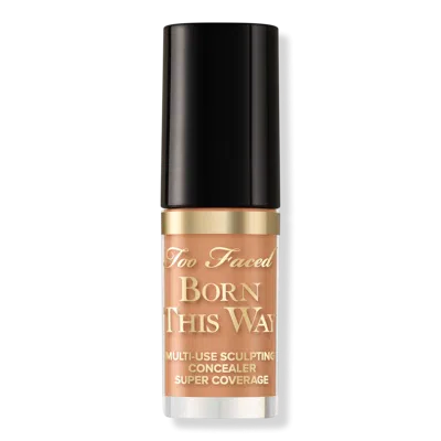 Too Faced Travel Size Born This Way Super Coverage Multi-use Concealer - Cookie In Brown