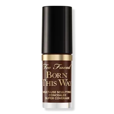 Too Faced Travel Size Born This Way Super Coverage Multi-use Concealer - Ganache In Brown