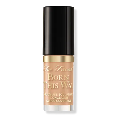 Too Faced Travel Size Born This Way Super Coverage Multi-use Concealer - Light Beige In Sand