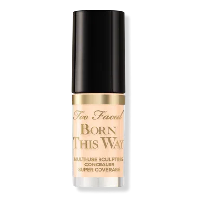 Too Faced Travel Size Born This Way Super Coverage Multi-use Concealer - Snow In White