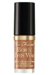 Too Faced Mini Born This Way Super Coverage Multi-use Concealer Caramel 0.06 oz / 1.77 ml