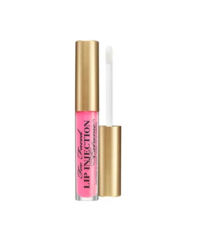 Too Faced Travel-size Lip Injection Extreme Instant & Long-term Lip Plumper In Pink