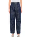 Too Good High-waisted Wide Leg Jeans With Knee Cuts And Five Pockets In Blue