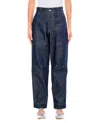 Too Good High-waisted Wide Leg Jeans With Knee Cuts And Five Pockets In Blue