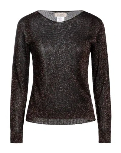 Too Nude Woman Sweater Black Size S Viscose, Polyamide, Polyester