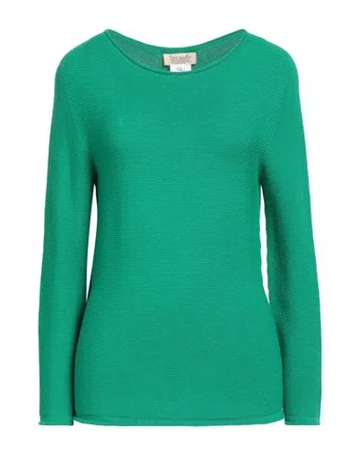 Too Nude Woman Sweater Green Size M Viscose, Acrylic, Elastane