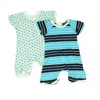 Toobydoo Tooby*doo Boys Blue White Romper In Multi