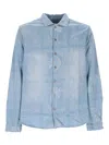 Tooco Patterned Buttoned Shirt In Blue