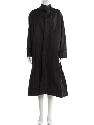 Pre-owned Toogood 2020 The Artist Waxed Trench Coat In Gray