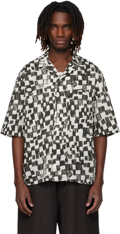 Toogood Beige & Black 'the Landscaper' Shirt