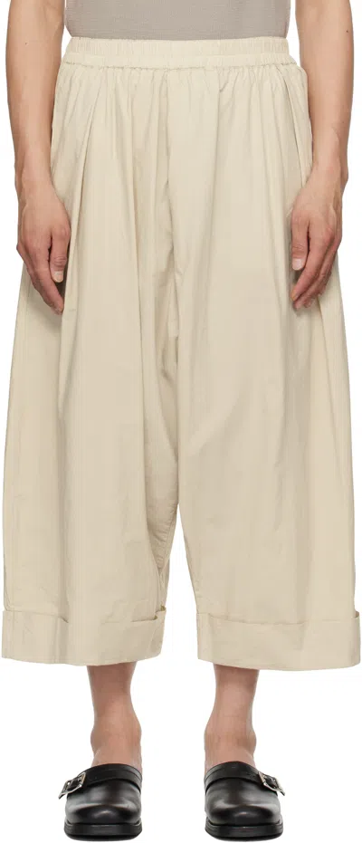 Toogood Beige 'the Baker' Trousers In Porridge