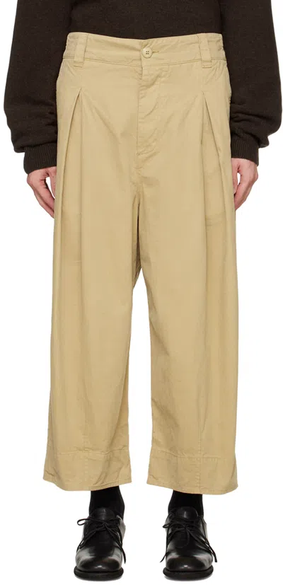 Toogood Beige 'the Etcher' Trousers In Sand