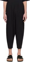 Toogood Black 'the Acrobat' Trousers In Flint