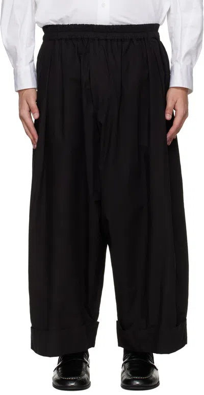 Toogood Black 'the Baker' Trousers