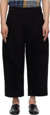 Toogood Black 'the Etcher' Trousers In Flint