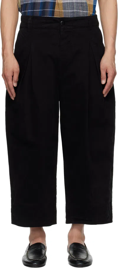 Toogood Black 'the Etcher' Trousers In Flint