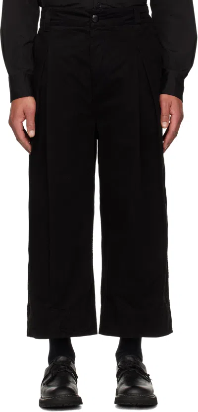 Toogood Black 'the Etcher' Trousers In Gray