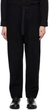 Toogood Black 'the Forager' Trousers In Flint