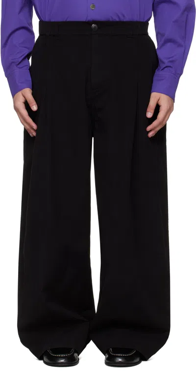 Toogood Black 'the Locksmith' Trousers In Gray