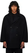 TOOGOOD BLACK 'THE LOGGER' PEACOAT