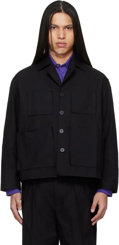 Toogood Black 'the Magician' Jacket In Gray
