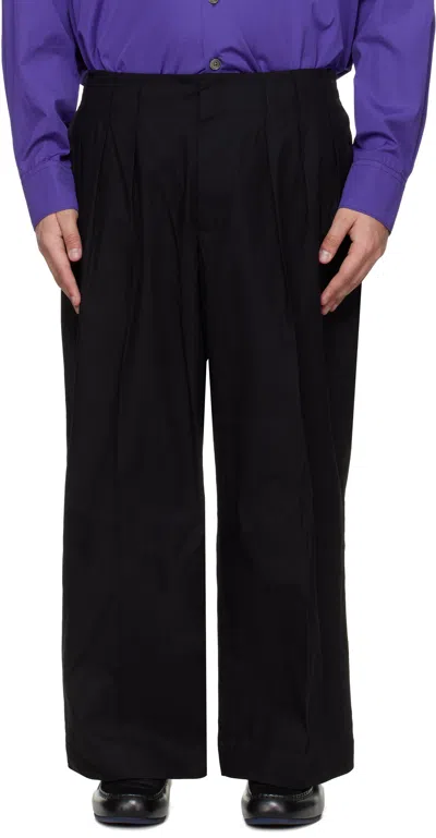 Toogood Black 'the Magician' Trousers In Gray