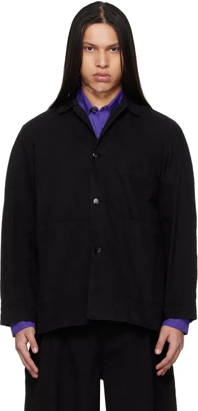 Toogood Black 'the Mechanic' Jacket In Gray