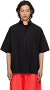 Toogood Black 'the Tinker' Shirt In Flint