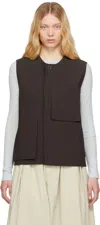 Toogood Brown 'the Tinker' Vest In Coffee