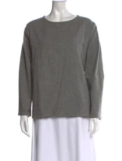 Pre-owned Toogood Cashmere Crew Neck Top In Grey