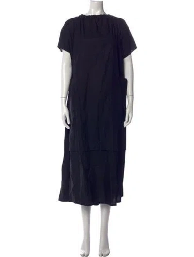 Pre-owned Toogood Crew Neck Long Dress In Blue