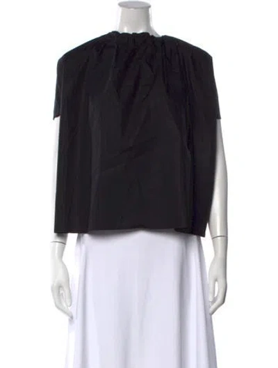 Pre-owned Toogood Crew Neck Short Sleeve Top In Black