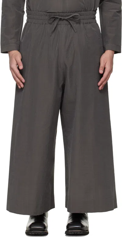 Toogood Gray 'the Boxer' Trousers In Brown