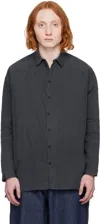 Toogood The Draughtsman Linen Shirt In Pewter