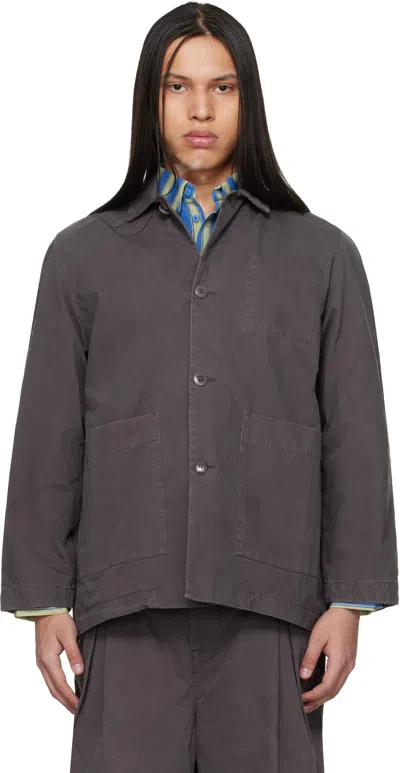 Toogood Gray 'the Mechanic' Jacket In Brown
