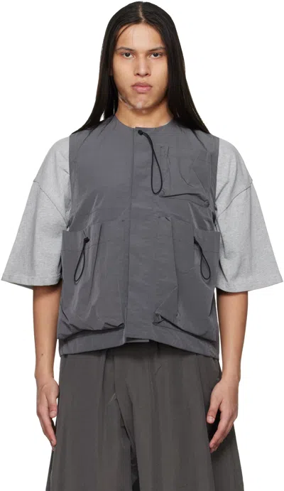 Toogood Gray 'the Roper' Vest In Brown