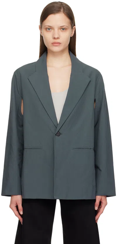 Toogood Gray 'the Tailor' Blazer In Fine Textured Canvas